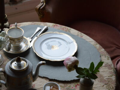6 sets de table unis ovales