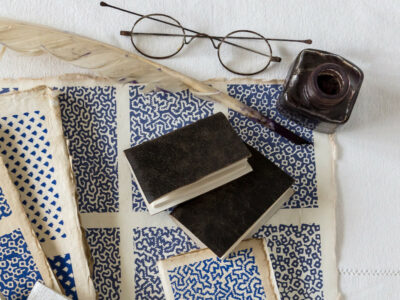 Micro cahier en cuir