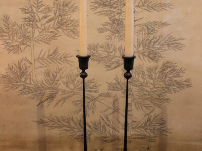 Bougeoir fer forgé 43cm