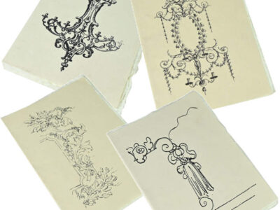 Ensemble de 4 carnets "Esquisses" grand modèle