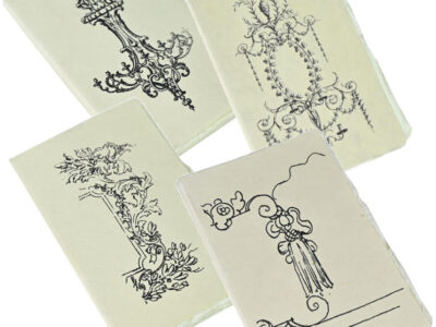 Ensemble de 4 carnets "Esquisses" petit modèle