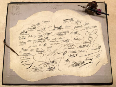 6 sets de table "Signatures"